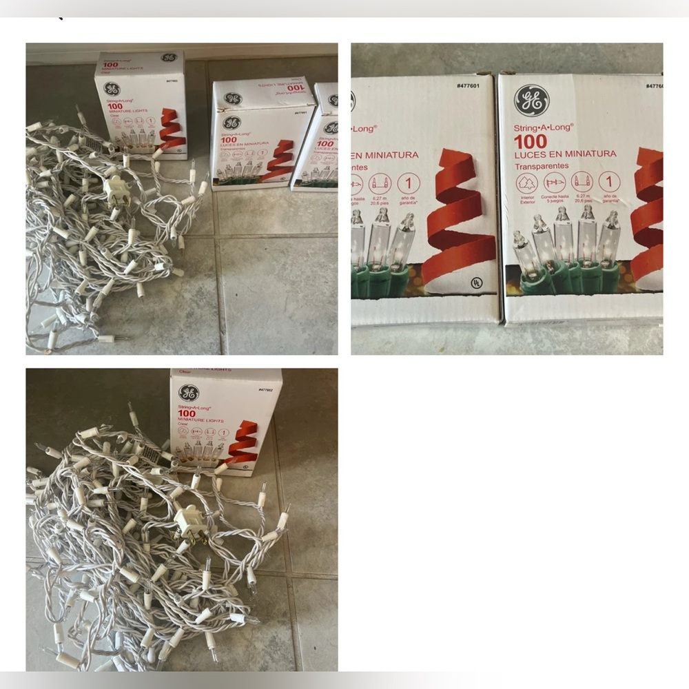 GE String A Long Miniature Lights